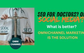 SEO vs social media marketing comparison for doctors